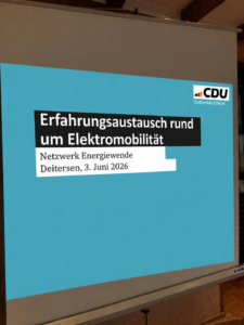 Erfahrungsaustausch zur Elektromobilität